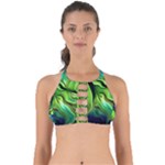 Fractal Art Pattern Abstract Fantasy Digital Perfectly Cut Out Bikini Top