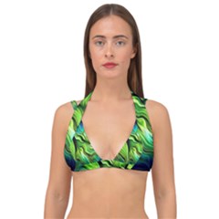 Double Strap Halter Bikini Top 