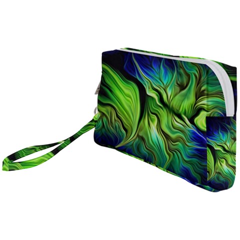 Fractal Art Pattern Abstract Fantasy Digital Wristlet Pouch Bag (Small) from ArtsNow.com