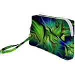 Fractal Art Pattern Abstract Fantasy Digital Wristlet Pouch Bag (Small)