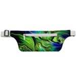 Fractal Art Pattern Abstract Fantasy Digital Active Waist Bag