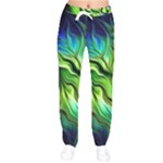 Fractal Art Pattern Abstract Fantasy Digital Women Velvet Drawstring Pants