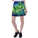 Fractal Art Pattern Abstract Fantasy Digital Tennis Skirt