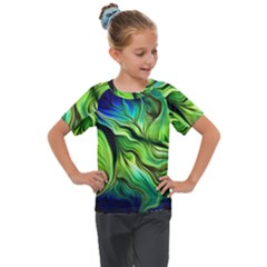 Kids  Mesh Piece T-Shirt 