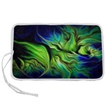 Fractal Art Pattern Abstract Fantasy Digital Pen Storage Case (L)