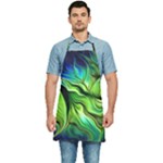 Fractal Art Pattern Abstract Fantasy Digital Kitchen Apron