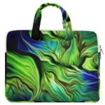 Fractal Art Pattern Abstract Fantasy Digital MacBook Pro 13  Double Pocket Laptop Bag