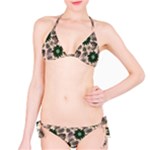 Floral Flower Spring Rose Watercolor Wreath Classic Bikini Set