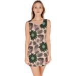 Floral Flower Spring Rose Watercolor Wreath Bodycon Dress