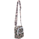 Floral Flower Spring Rose Watercolor Wreath Shoulder Strap Belt Bag