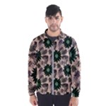 Floral Flower Spring Rose Watercolor Wreath Men s Windbreaker