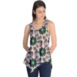 Floral Flower Spring Rose Watercolor Wreath Sleeveless Tunic