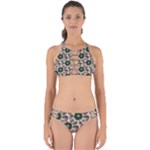 Floral Flower Spring Rose Watercolor Wreath Perfectly Cut Out Bikini Set