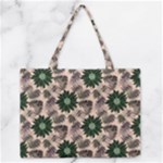 Floral Flower Spring Rose Watercolor Wreath Zipper Medium Tote Bag