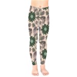 Floral Flower Spring Rose Watercolor Wreath Kids  Leggings