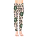 Floral Flower Spring Rose Watercolor Wreath Kids  Leggings