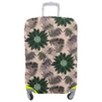 Floral Flower Spring Rose Watercolor Wreath Luggage Cover (Medium)