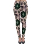 Floral Flower Spring Rose Watercolor Wreath Lightweight Velour Leggings