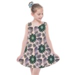 Floral Flower Spring Rose Watercolor Wreath Kids  Summer Dress