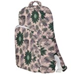 Floral Flower Spring Rose Watercolor Wreath Double Compartment Backpack