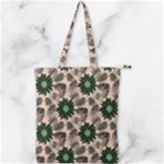 Floral Flower Spring Rose Watercolor Wreath Double Zip Up Tote Bag