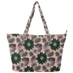 Floral Flower Spring Rose Watercolor Wreath Full Print Shoulder Bag