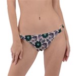 Floral Flower Spring Rose Watercolor Wreath Ring Detail Bikini Bottoms