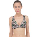 Floral Flower Spring Rose Watercolor Wreath Classic Banded Bikini Top