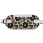 Floral Flower Spring Rose Watercolor Wreath Rounded Waist Pouch