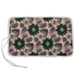 Floral Flower Spring Rose Watercolor Wreath Pen Storage Case (S)