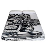 Scarface Movie Traditional Tattoo Fitted Sheet (Queen Size)