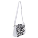 Scarface Movie Traditional Tattoo Shoulder Bag with Back Zipper