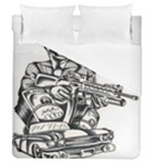 Scarface Movie Traditional Tattoo Duvet Cover (Queen Size)