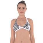 Scarface Movie Traditional Tattoo Halter Neck Bikini Top