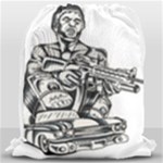 Scarface Movie Traditional Tattoo Drawstring Bag (Large)