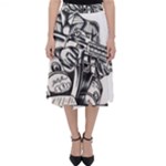 Scarface Movie Traditional Tattoo Classic Midi Skirt