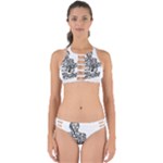 Scarface Movie Traditional Tattoo Perfectly Cut Out Bikini Set