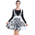 Scarface Movie Traditional Tattoo Plunge Pinafore Dress