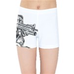 Scarface Movie Traditional Tattoo Kids  Sports Shorts