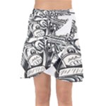 Scarface Movie Traditional Tattoo Wrap Front Skirt