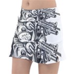 Scarface Movie Traditional Tattoo Classic Tennis Skirt