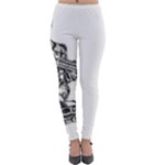 Scarface Movie Traditional Tattoo Lightweight Velour Leggings