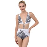 Scarface Movie Traditional Tattoo Tied Up Two Piece Swimsuit