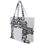 Scarface Movie Traditional Tattoo Zip Up Canvas Bag