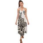 Scarface Movie Traditional Tattoo Halter Tie Back Dress 