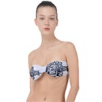 Scarface Movie Traditional Tattoo Classic Bandeau Bikini Top 