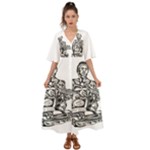 Scarface Movie Traditional Tattoo Kimono Sleeve Boho Dress