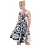 Scarface Movie Traditional Tattoo Knee Length Skater Dress