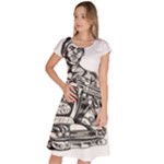 Scarface Movie Traditional Tattoo Classic Short Sleeve Dress