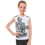 Scarface Movie Traditional Tattoo Kids  Mesh Tank Top